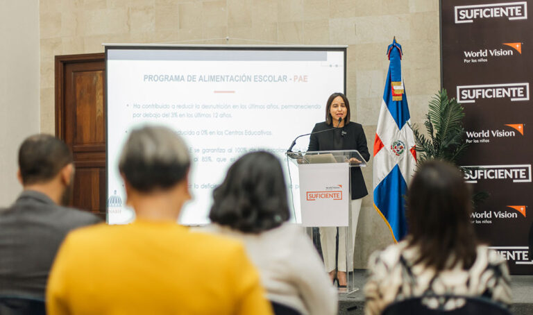 World Visión lanza en R.D. Su campaña global es suficiente para erradicar el hambre y la malnutrición infantil