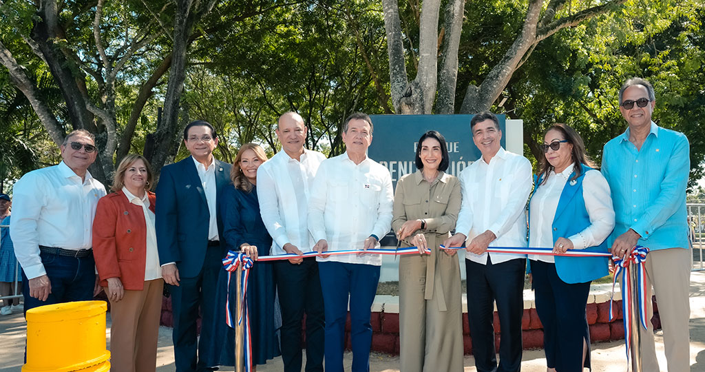 Inauguran renovado Parque Benito Juárez en Santiago con apoyo de Banco Popular, Primera Dama, MICM y Alcaldía de Santiago