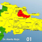 COE declara alerta roja en la provincia Duarte por constantes lluvias