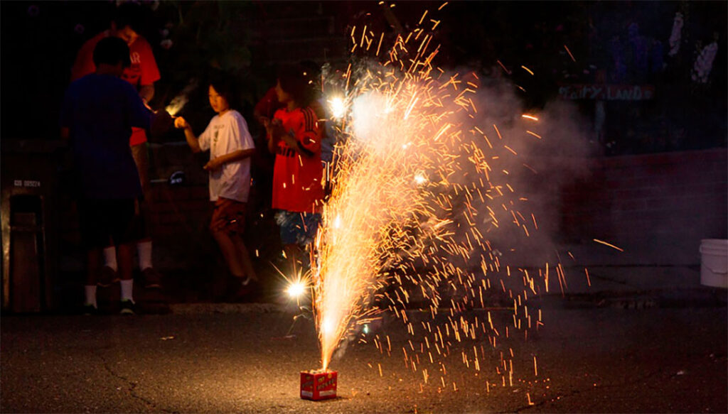 El peligro que representan los fuegos artificiales