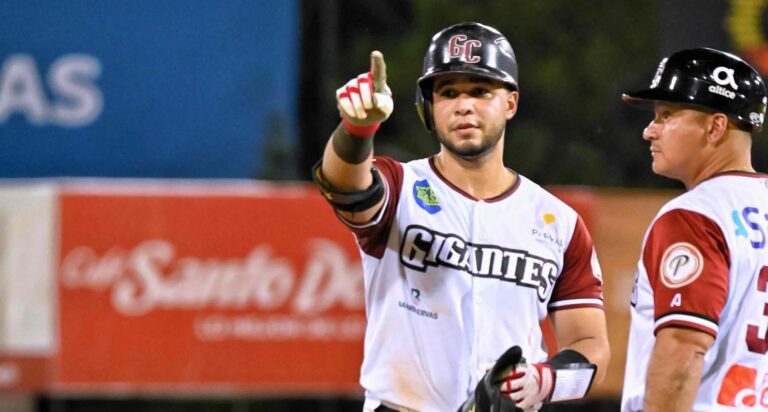 Geraldi Díaz conduce a Gigantes sobre Los Toros continuación béisbol RD