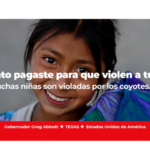 La polémica campaña publicitaria del gobernador de Texas en la frontera de EE.UU. para frenar la inmigración: «¿Cuánto pagaste para que violen a tu hija»