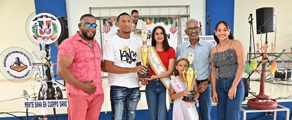 Reconocen a Medickson Del Orbe y Ana Smerlin Rosa atleta del año 2024 provincia Duarte