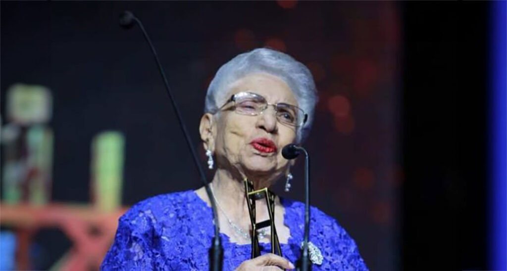 María Cristina Camilo, «Maíta», celebró 107 años como ícono de la comunicación dominicana