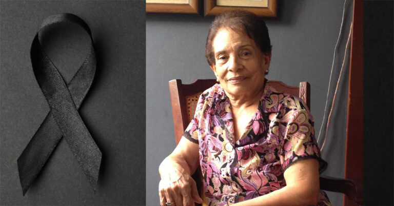 Fallece Celeste Acevedo de Then a la edad de 89 años