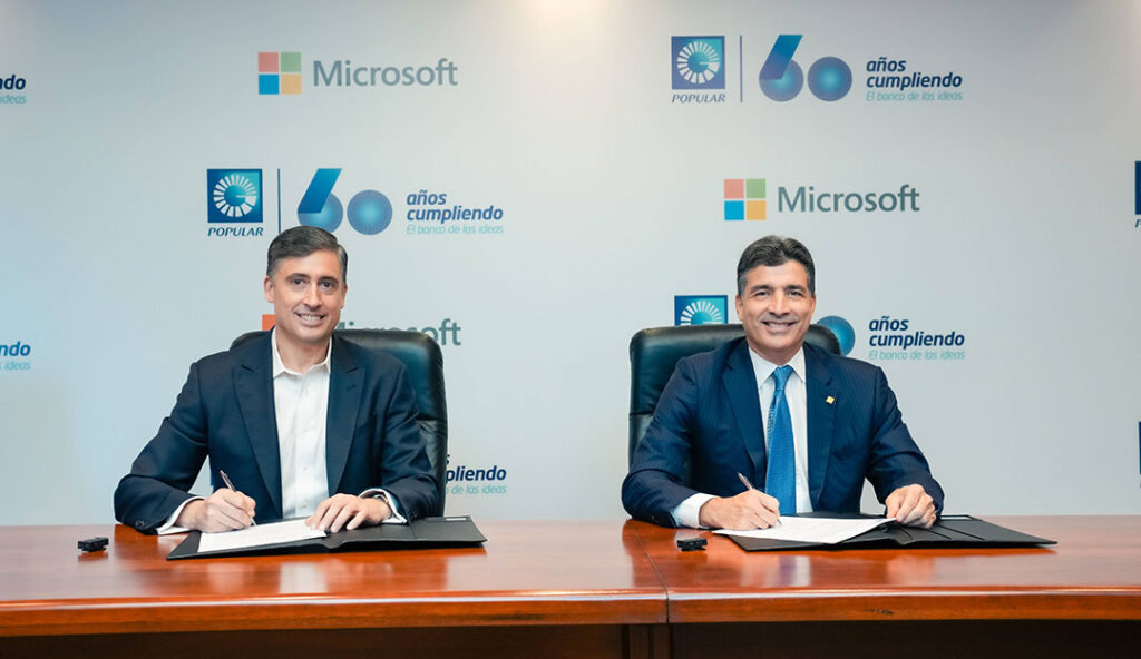 Banco Popular y Microsoft amplían colaboración en beneficio de pymes y empresas