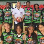 Indias del club San Vicente dominan Guerreras de Higüey en intercambio de baloncesto femenino