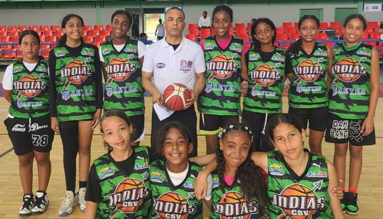 Indias del club San Vicente dominan Guerreras de Higüey en intercambio de baloncesto femenino