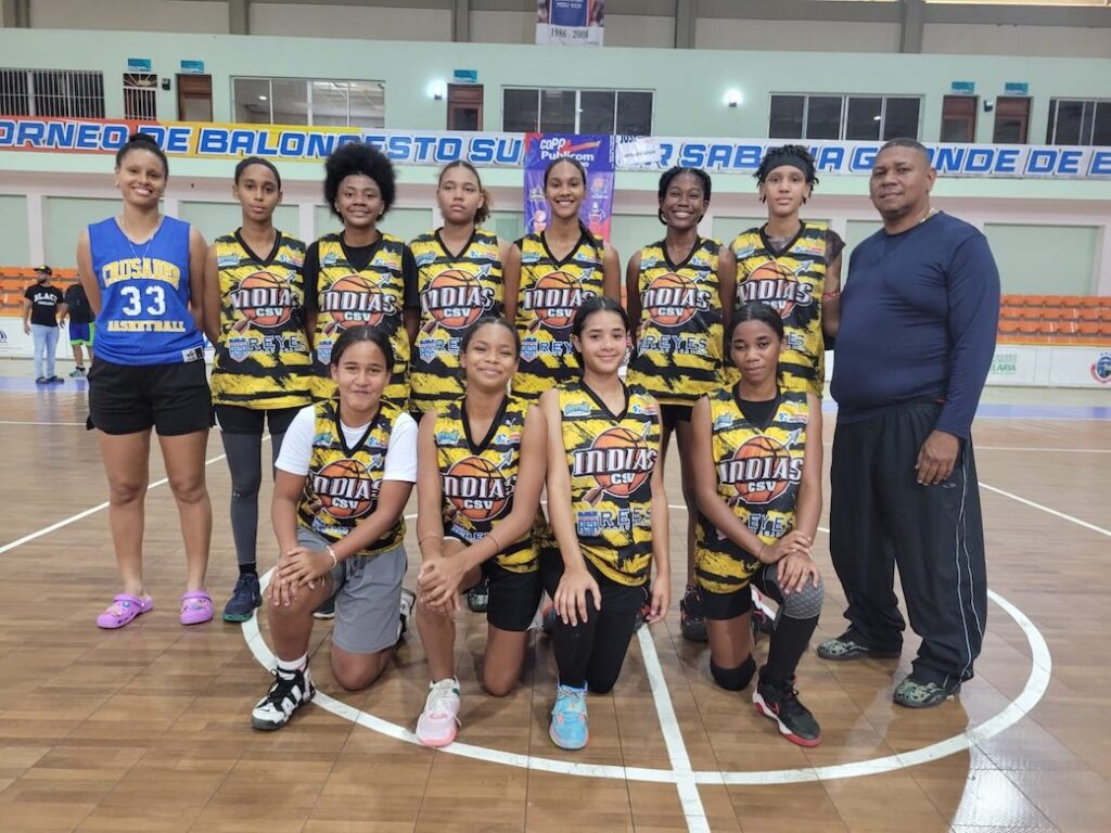 Indias del club San Vicente se impone en intercambio de basket femenino a Sabana Grande de Boya