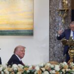 El menú del primer almuerzo oficial del segundo mandato de Trump: pastel de cangrejo, filete de angus y terrina helada de manzana