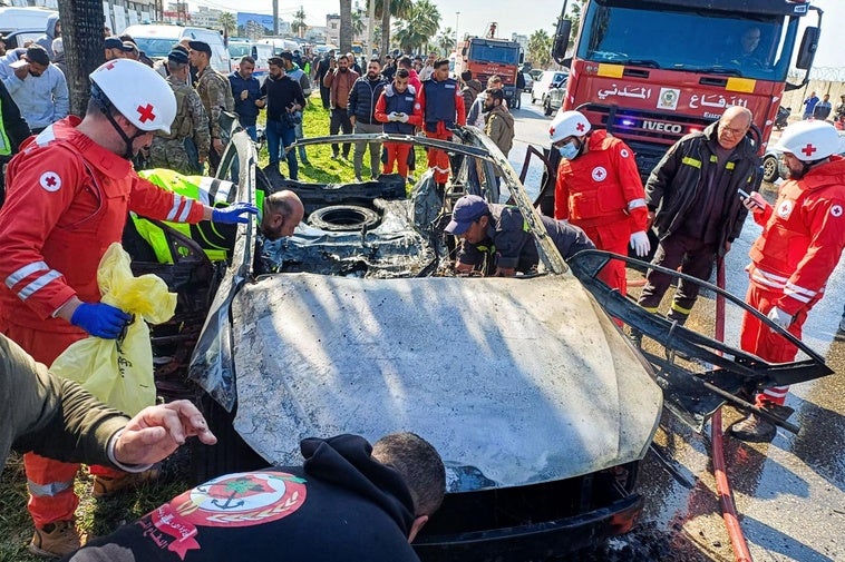 Israel anuncia la muerte de un alto cargo de Hamás en un bombardeo contra un vehículo en el sur de Líbano