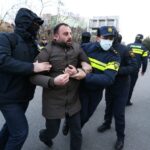 Detenidos dos líderes opositores y una veintena de manifestantes en una nueva serie de protestas proeuropeas en Georgia