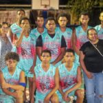 Equipo Agua vence al Verde continuación basket juvenil club Caonabo copa Pescadería Wanda