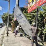 El operativo para combatir la contaminación visual