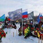 En el cementerio de los soldados caídos de Putin