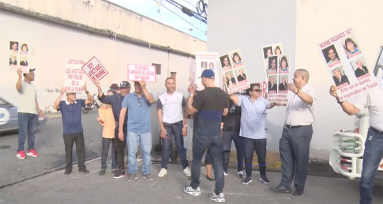 Reinicio de protestas de los estafados por los Munné