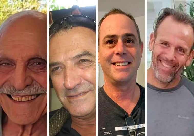 Quiénes son Shlomo Mansour, Itzik Elgarat, Ohad Yahalomi y Tsahi Idan, los rehenes del último canje acordado entre Hamás e Israel