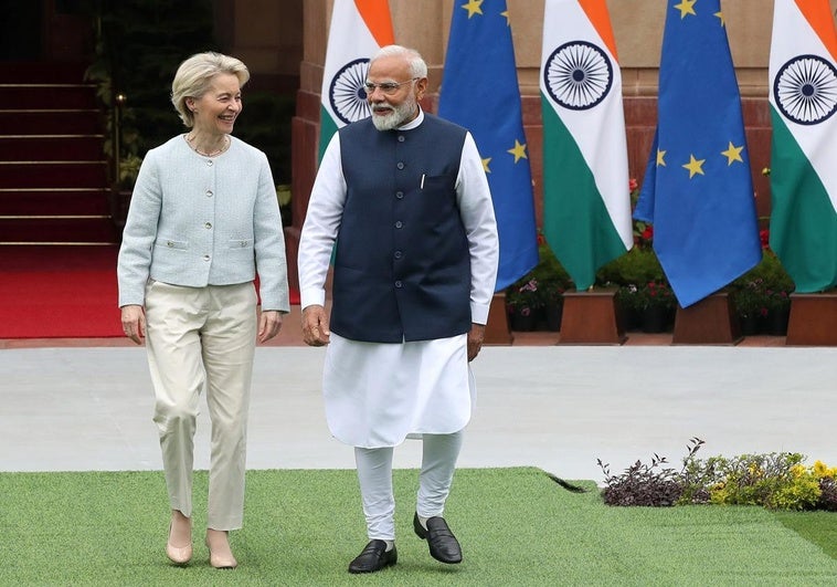 La India y la UE se comprometen a poner en marcha un tratado de libre comercio este año