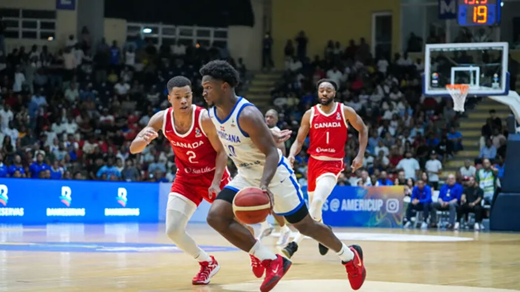 República Dominicana vence a Canadá y se acerca a la Copa América de Baloncesto