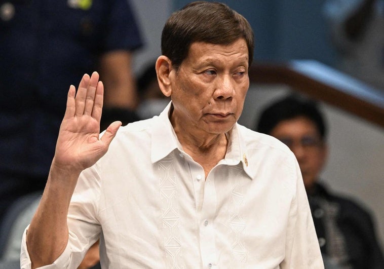 El expresidente filipino Duterte es arrestado por asesinatos en la lucha contra el narco por orden de la Corte Penal Internacional