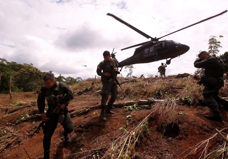 Mueren cinco soldados colombianos en un ataque de disidencias de las FARC