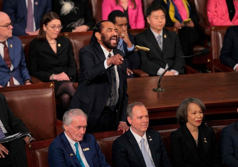 Quién es Al Green, el diputado expulsado del Capitolio durante el discurso de Trump