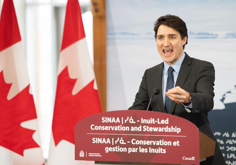 Trudeau anuncia que impondrá aranceles recíprocos a EE.UU.