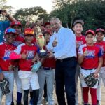 Liga José Jiménez Cao conquista torneo de béisbol infantil MIDEREC 2025