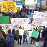 Dominicanos en Alto Manhattan protestan contra política migratoria gobierno Trump