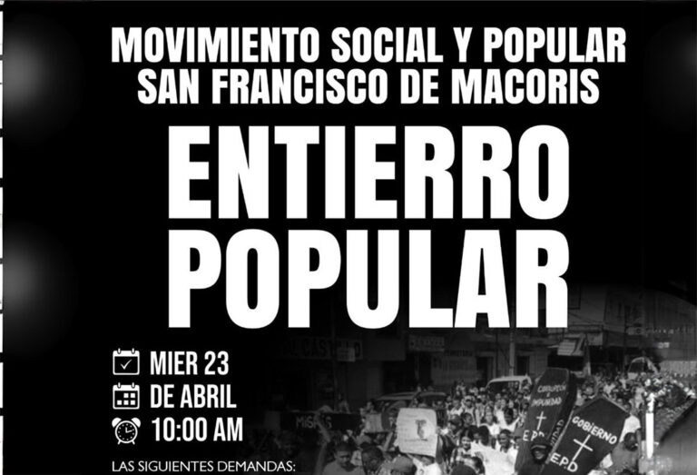 El tercer entierro popular de funcionarios