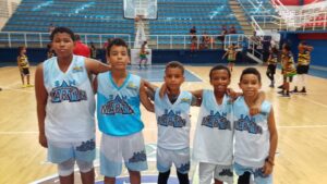 Clubes San Vicente y San Martín clasifican a final del mini baloncesto provincial