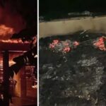 Incendio ocurrido en Villa Riva dejó en la calle a dos mujeres y una niña