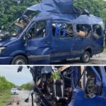 Al menos nueve muertos en un ataque ruso a un minibús con civiles en el norte de Ucrania