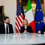 Vance suaviza el tono con Europa en su reunión tripartita con Meloni y Von der Leyen