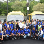 TRAE sigue fortaleciéndose en la Regional de Educación 07 con la entrega de 8 nuevos autobuses escolares