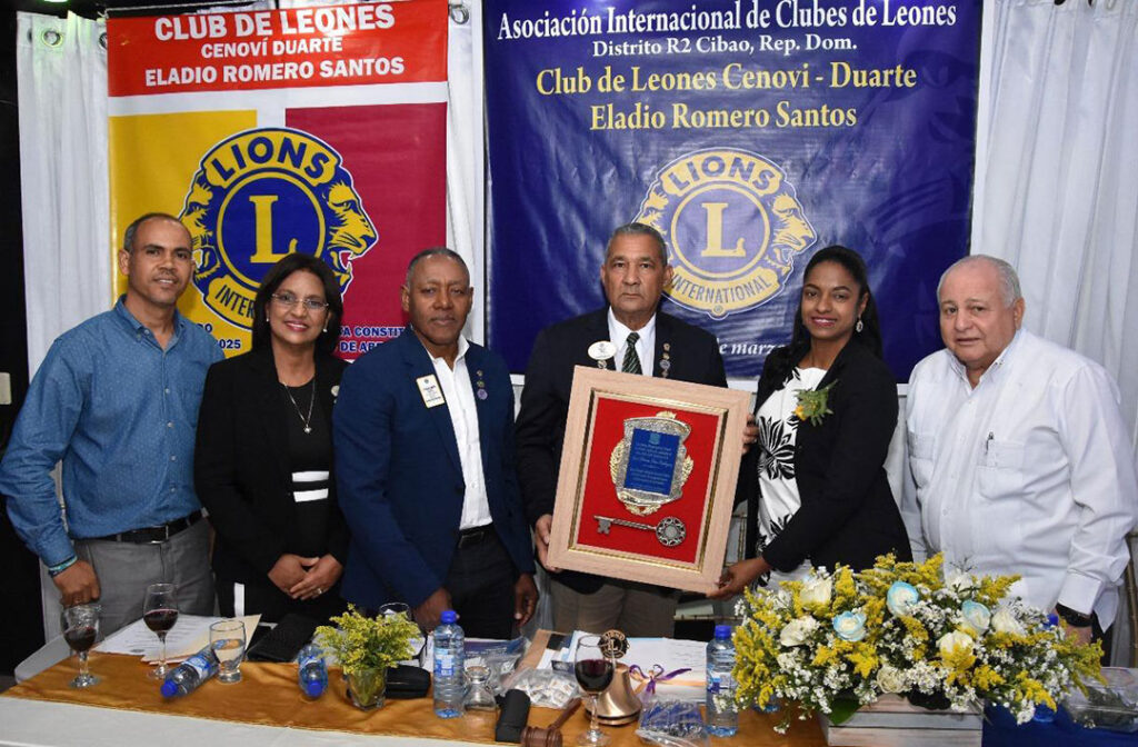 Fundan el Club de Leones Cenovi-Duarte «Eladio Romero Santos» en honor al destacado músico dominicano