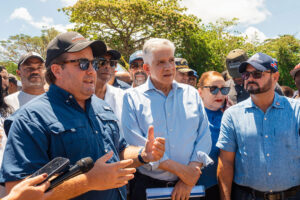 Paliza, Estrella y Caba Romano supervisan daños por lluvias en Espaillat y Puerto Plata; coordinan respuestas inmediatas