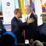 El inesperado abrazo entre Abinader y Leonel