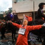 Una protesta de familias de rehenes de Hamás contra Israel acaba con 60 detenidos