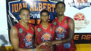 Team Richard Hidalgo toma delantera serie semifinal basket Juvenil Los Espinola
