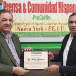 PreCoHis reconoce ex senador Lorenzo de RD por su lucha y defensa favor dominicanos exterior