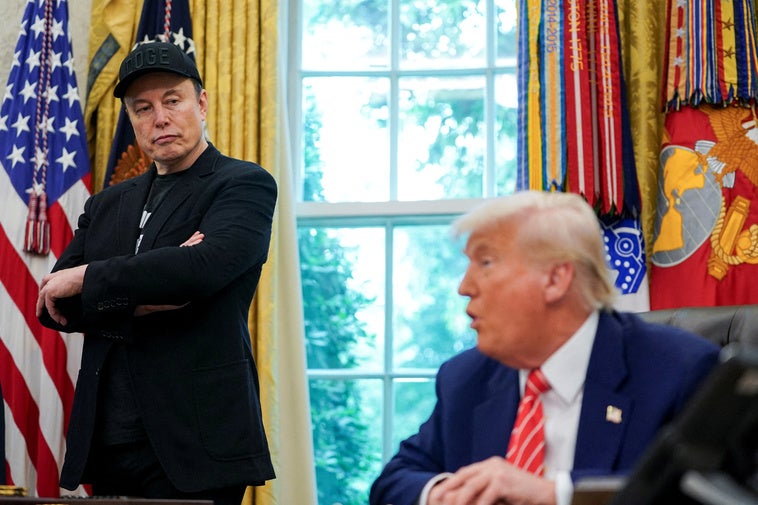 Trump amenaza a Musk con quitarle los contratos con el Gobierno después del rifirrafe entre ambos