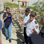 Departamento Apoyo Empresarial realiza visita de inspección construcción estación de bomberos