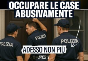 «Los okupas serán desalojados en 24 horas», promete Meloni con su nueva ley