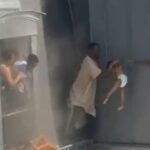 Un hombre rescata a dos mujeres y cuatro niños de un incendio en un sexto piso en París