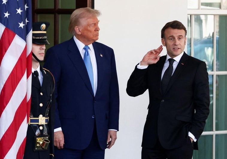 Macron insta a la UE a preparar «contramedidas» a los aranceles de Trump